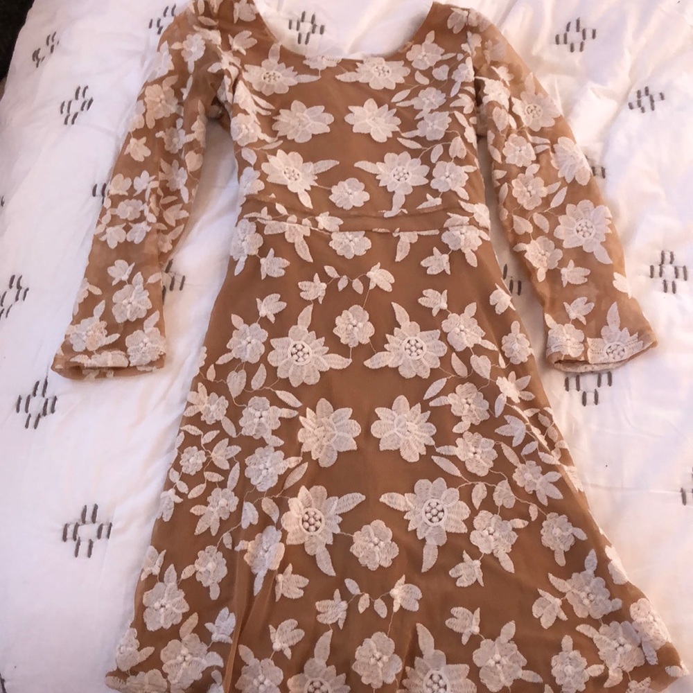 For Love & Lemons Nude Dress NWT